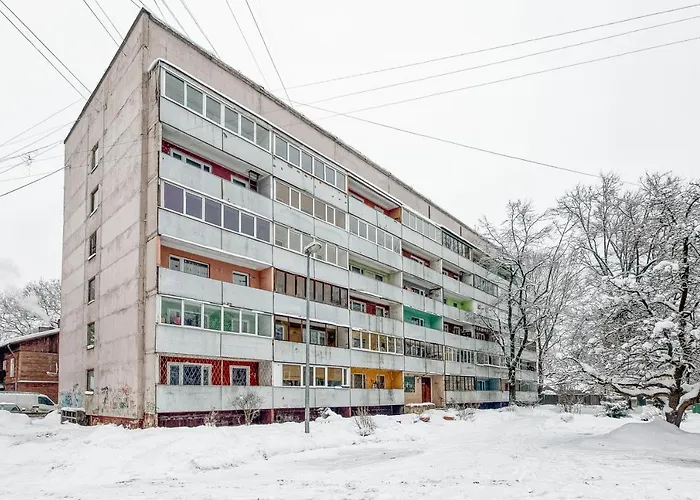 Dzīvoklis Koku15 4 Free Parking Self Checkin Center 9 Min *